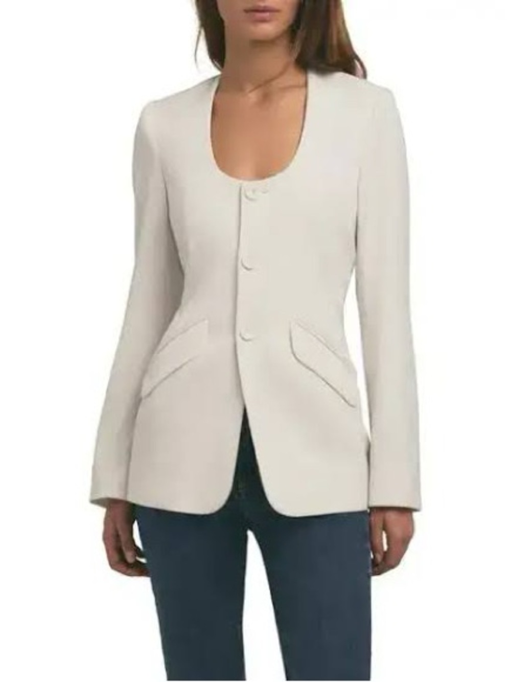 FAVORITE DAUGHTER 
The Diana Jacket in Ivory